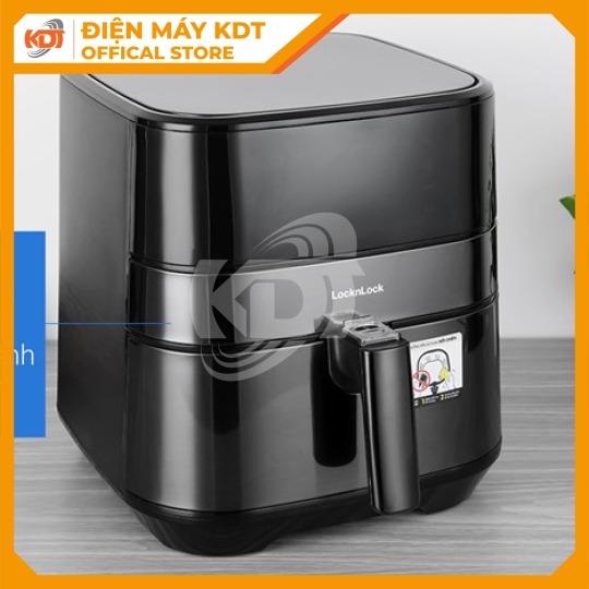 Nồi chiên không dầu Lock&Lock EJF284BLK 5.5 lít