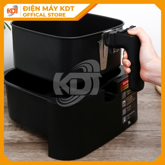 Nồi chiên không dầu Sharp KF-AF70EV-BK 7 lít