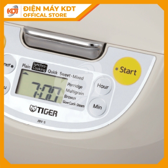 Nồi cơm điện tử Tiger JBV-S10W 1.0L