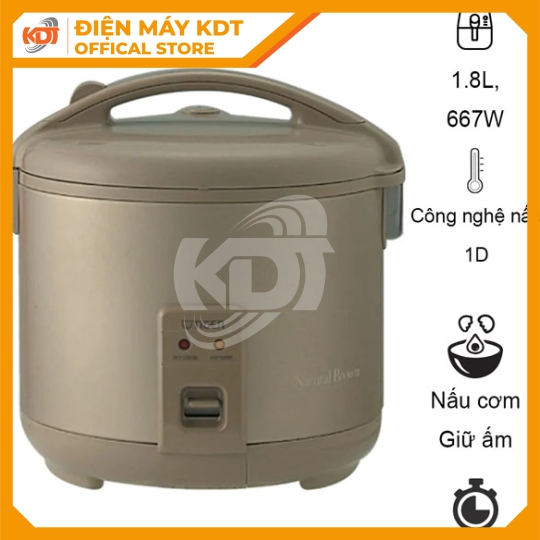 Nồi cơm điện nắp gài Tiger 1.8 lít JNP-1800-TN