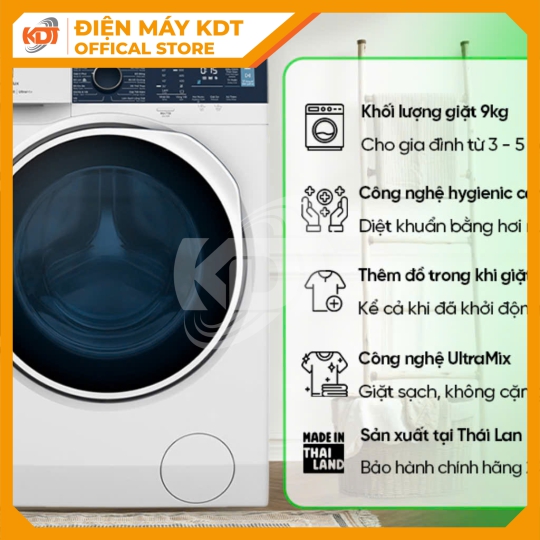 Máy giặt Electrolux UltimateCare 500 Inverter 9 kg EWF9024P5WB