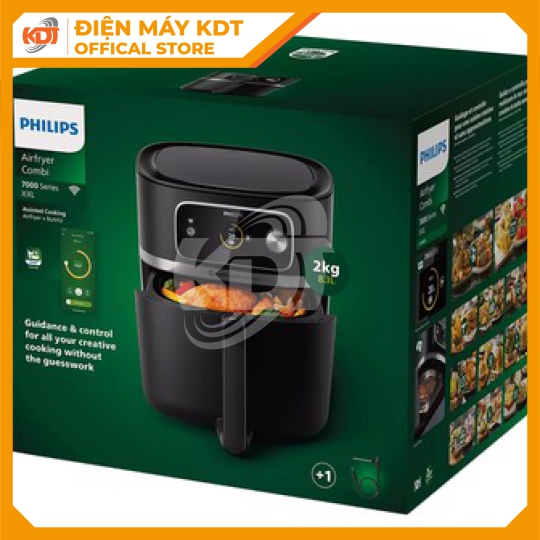 Nồi chiên không dầu 8,3L Philips HD9880/90