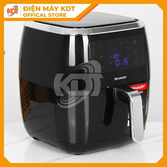 Nồi chiên không dầu Sharp KF-AF68EPV-BK 6.8 lít