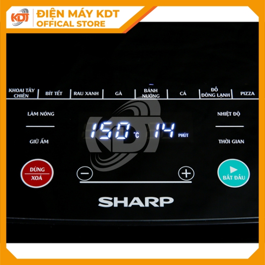 Nồi chiên không dầu Sharp KF-AF70EV-ST 7 lít
