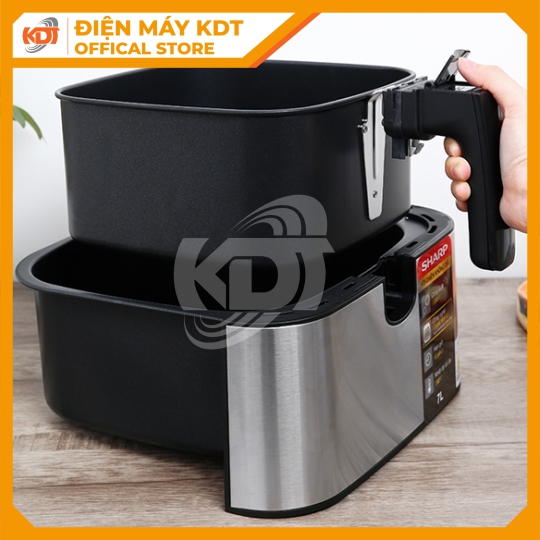 Nồi chiên không dầu Sharp KF-AF70EV-ST 7 lít