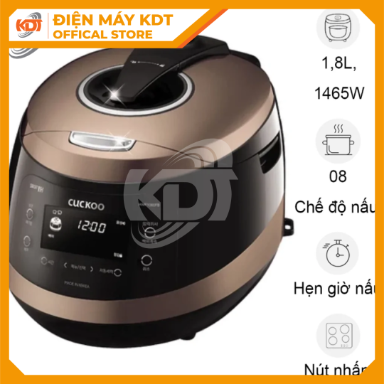 Nồi Cuckoo mã CRP-HWF1000F/BKBRVN màu đen nấu dung tích 1.8L