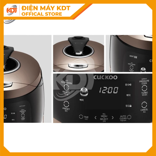 Nồi Cuckoo mã CRP-HWF1000F/BKBRVN màu đen nấu dung tích 1.8L