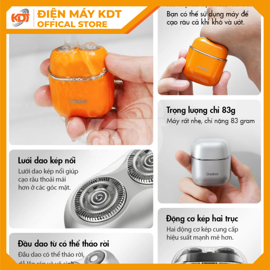 Máy cạo râu ER-T01 lưỡi dao 3D ôm vòng