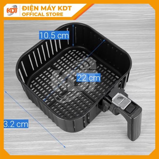 Nồi chiên không dầu Lock&Lock EJF284BLK 5.5 lít