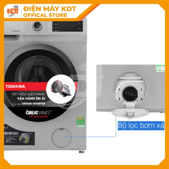 Máy giặt Inverter Toshiba 9.5 Kg TW-BK105S3V(SK)