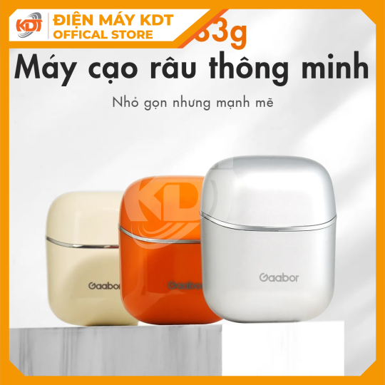 Máy cạo râu Gaabor ER-T01C màu BE đầu cạo 3D