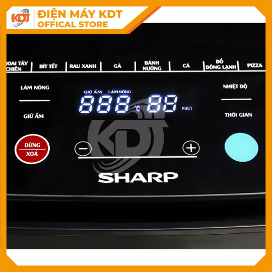 Nồi chiên không dầu Sharp KF-AF70EV-BK 7 lít