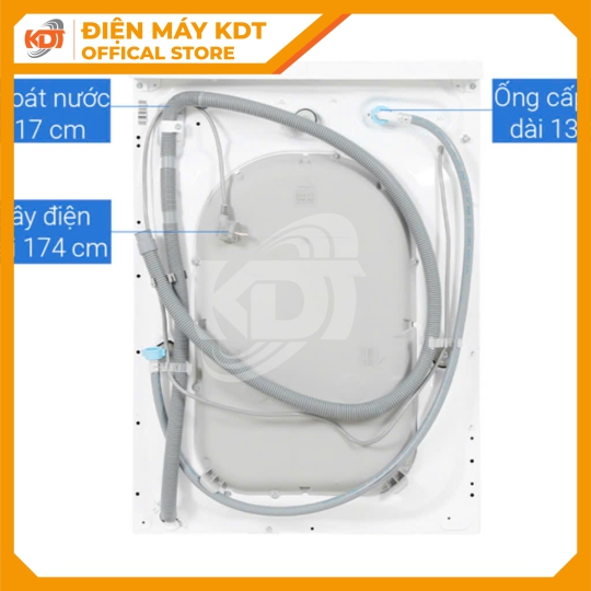Máy giặt sấy Inverter Electrolux 11/7 kg EWW1142Q7WB