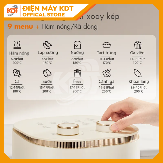 Nồi chiên không dầu Gaabor AF-45M01A/AF-45T01A