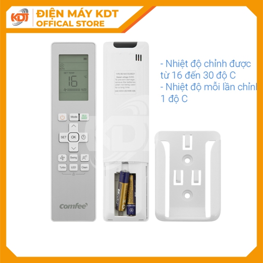 Máy lạnh  Inverter Comfee 3.0 HP CFS-28VAF-V