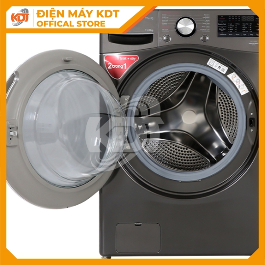 Máy giặt sấy Inverter LG 15/8 kg F2515RTGB