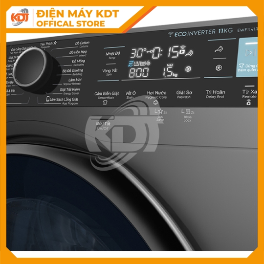Máy giặt Inverter Electrolux 11 kg EWF1141R9SB