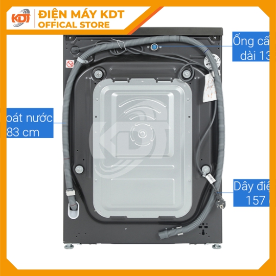 Máy giặt sấy Inverter LG 11/7 kg FV1411H3BA