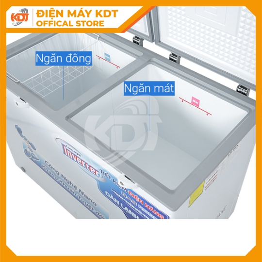Tủ Đông Mát Inverter Alaska 396 lít BCD 5568CI 