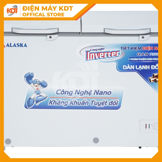 Tủ Đông Mát Inverter Alaska 396 lít BCD 5568CI 