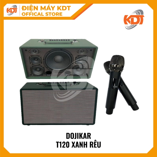Loa xách tay Dojikar  T-120 (Nâu/ Xanh rêu/ Tím)