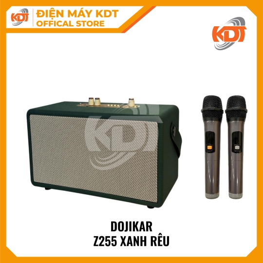 Loa xách tay Dojikar Z-255 (Xanh Rêu/ Nâu)