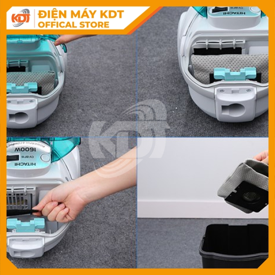 Máy hút bụi Hitachi CV-BF16 24CV GN
