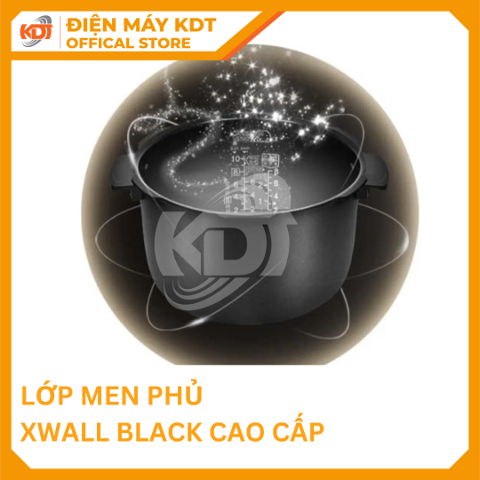 Nồi cơm điện tử áp suất CUCKOO CRP-PWV1008F 1.8L Đen