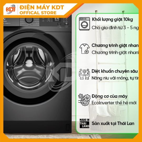 Máy giặt Electrolux Inverter 10 kg EWF1024D3SC