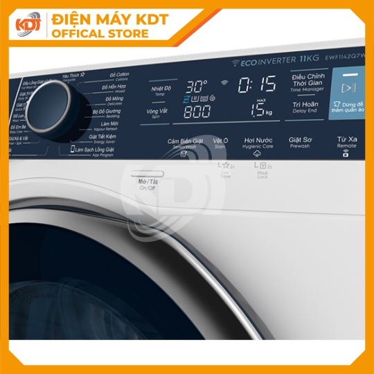 Máy giặt  Inverter  Electrolux 9 kg EWF9042Q7WB