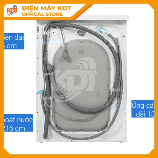Máy giặt sấy Inverter Electrolux 10/7 kg EWW1024P5WB