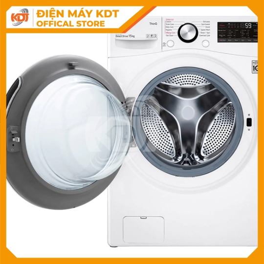 Máy giặt Inverter LG AI DD 15 kg F2515STGW