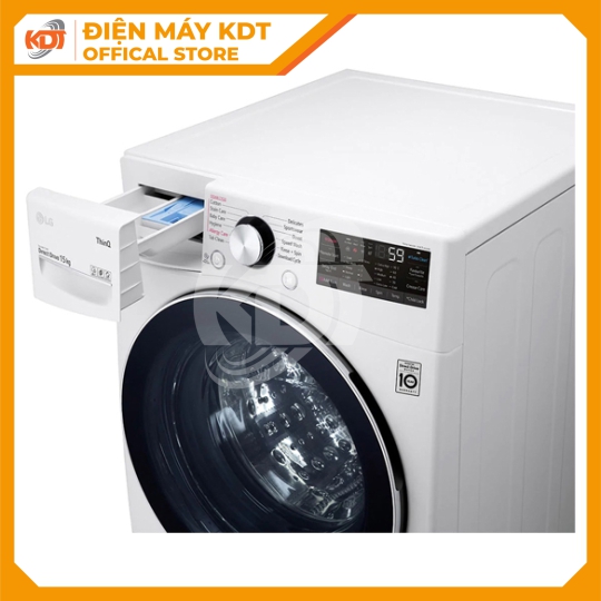 Máy giặt Inverter LG AI DD 15 kg F2515STGW