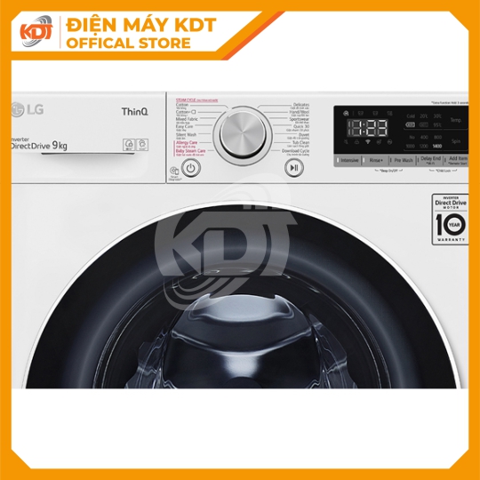 Máy giặt  Inverter LG AI DD 12 kg FV1412S4W 