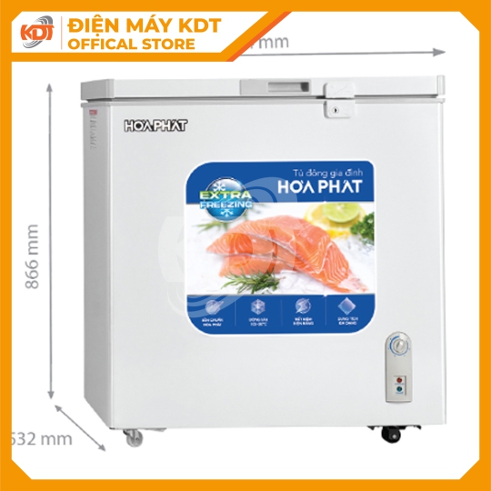 Tủ Đông Hoà Phát 162 Lít HPF AN6162