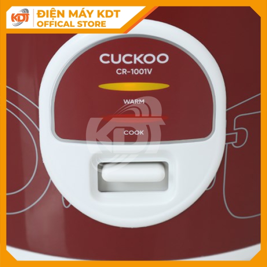 Nồi cơm Nắp gài Cuckoo 1.8Lít CR-1001V/RDWHCRVNCV (Màu đỏ)