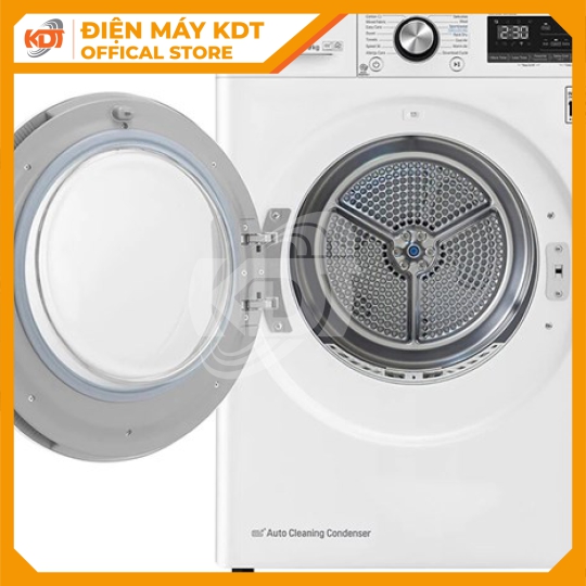 Máy sấy bơm nhiệt LG 9 kg DVHP09W