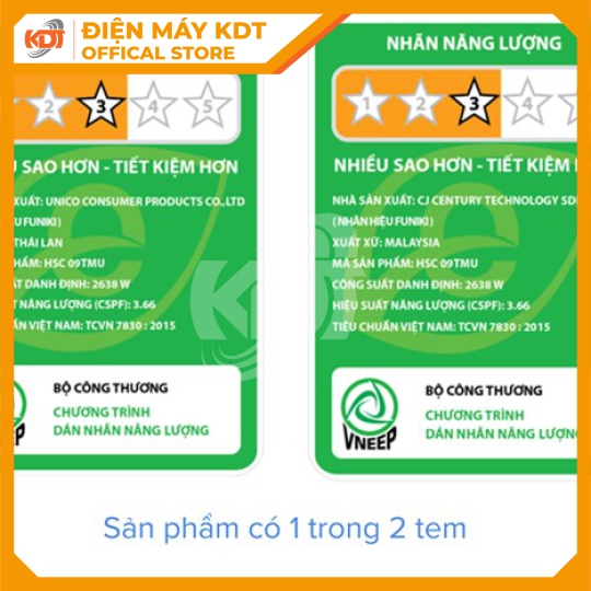 Máy lạnh Mono Funiki 1 HP HSC - 09TMU