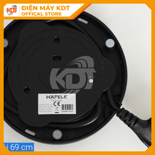 Bình đun siêu tốc Hafele 1.7 lít HS-K1705DB (535.43.548)