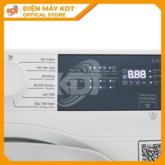 Máy sấy thông hơi Electrolux UltimateCare 8.5 kg EDV854J3WB