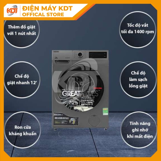 Máy giặt Inverter Toshiba 8.5 kg TW-BK95S3V(SK)