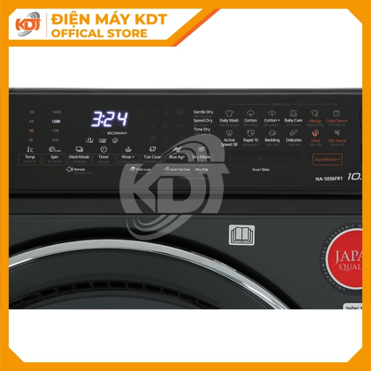 Máy giặt sấy Inverter Panasonic 9.5/2 kg NA-V95FR1BVT