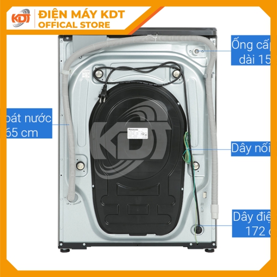 Máy giặt sấy Inverter Panasonic 10/6 kg NA-S106FC1LV