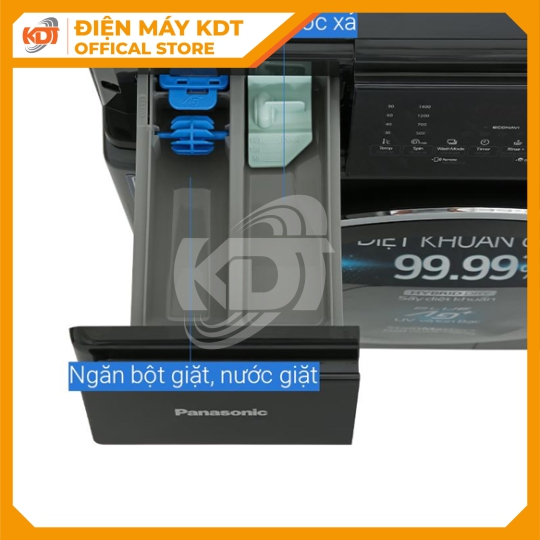 Máy giặt sấy Inverter Panasonic 10/6 kg NA-S106FC1LV