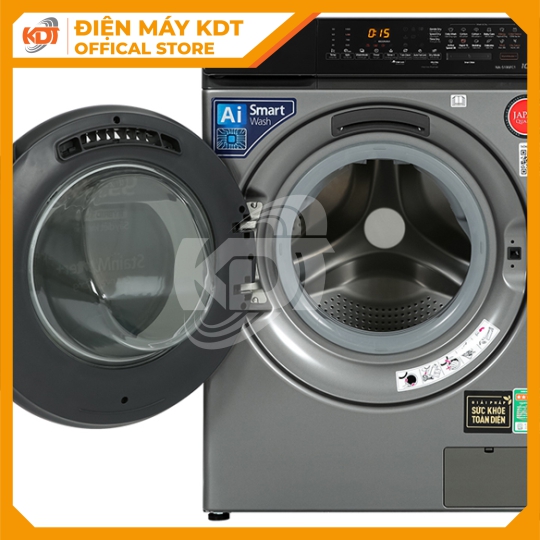 Máy giặt sấy Inverter Panasonic 10/6 kg NA-S106FC1LV