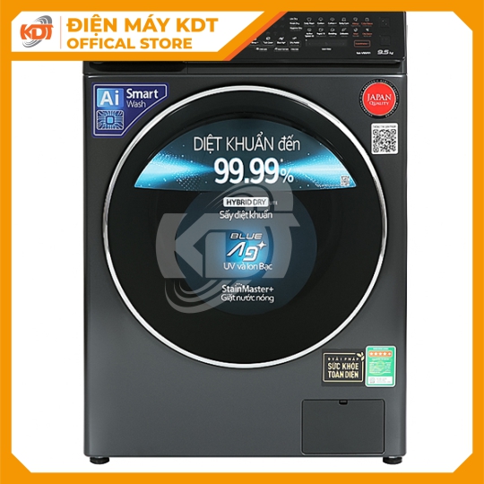 Máy giặt sấy Inverter Panasonic 10.5/2 kg NA-V105FR1BV