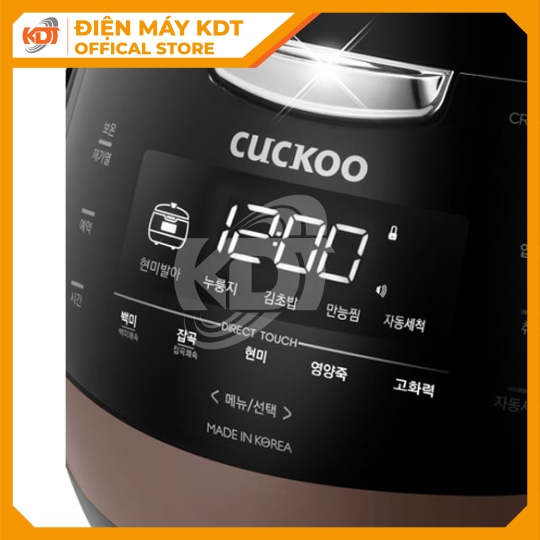 Nồi cơm áp suất cao tần Cuckoo 1.8 lít CRP-AHXB1008F/BKBRVNCV