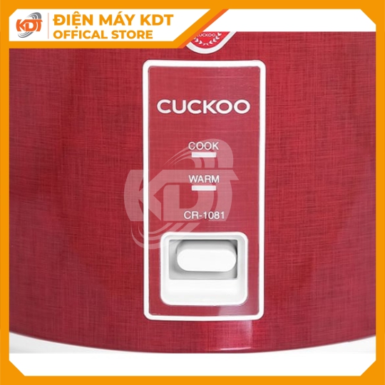 Nồi cơm điện nắp gài Cuckoo 1.8 lít CR-1081/RDWHVN