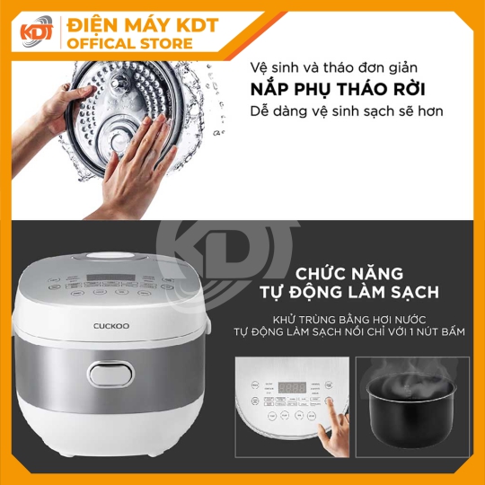 Nồi cơm Điện tử Cuckoo 1.08Lít CR-0690F/SIWHCRVNCV 