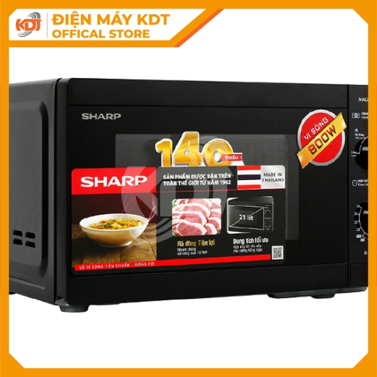 Lò vi sóng Sharp 21 lít R-211TV-BK 